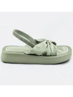 Zelené sandály na platformě (CM-58) Zelené sandály na platformě (CM-58)