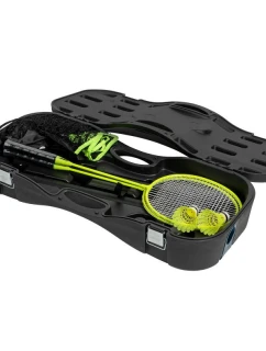 PŘENOSNÝ BADMINTONOVÝ A TENISOVÝ SET 2 V 1 VIRTUFIT - VČETNĚ POUZDRA A RAKET