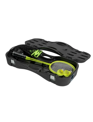 PŘENOSNÝ BADMINTONOVÝ A TENISOVÝ SET 2 V 1 VIRTUFIT - VČETNĚ POUZDRA A RAKET