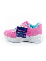 Skechers S Lights LED dětská sportovní obuv na suchý zip pro dívky
