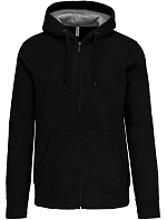 Kariban K 444 Mikina s kapucí z těžké bavlny 20.K444 black