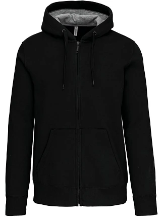 Kariban K 444 Mikina s kapucí z těžké bavlny 20.K444 black