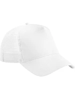 Beechfield B 640 5 panelová Trucker kšiltovka 53.0640 white/white