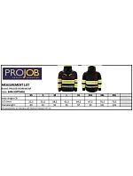 ProJob 6446 Jacket Padded Voděodolná bezpečnostní bunda 64.6446 hi vis yellow/black ProJob 6446 Jacket Padded Voděodolná bezpečnostní bunda 64.6446 hi vis yellow/black