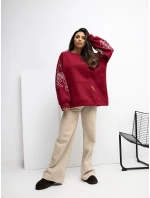 Mikina RV BL A1042.25 bordó