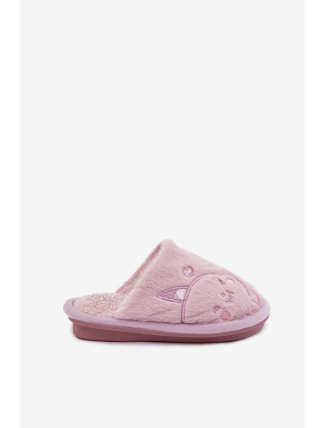 Dětské bačkory s kožíškem – fialové Norene Dětské bačkory s kožíškem – fialové Norene