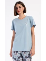 Dámské pyžamo kapri Agnes Dámské pyžamo kapri Agnes