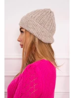 Tenká čepice Wioletta K251 světle béžová