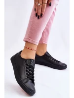 Dámské klasické kožené tenisky Černé Misima Dámské klasické kožené tenisky Černé Misima