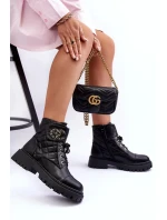 Dámské Pracovní Boty S Dekorací, Černá Toye