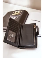 Dámská peněženka z eko kůže černá Kalinessa