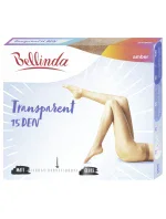 Průhledné punčochové kalhoty bez zesíleného sedu TRANSPARENT 15 DEN - BELLINDA - amber Průhledné punčochové kalhoty bez zesíleného sedu TRANSPARENT 15 DEN - BELLINDA - amber