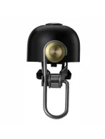 Rockbros retro ocelový zvonek na kolo černý