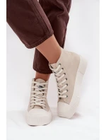 Dámské tenisky Na platformě LEE 50253002.35E ISLA WOMEN MID Béžové