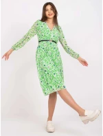 Šaty DHJ SK 10536A 1.80 světle zelená Šaty DHJ SK 10536A 1.80 světle zelená