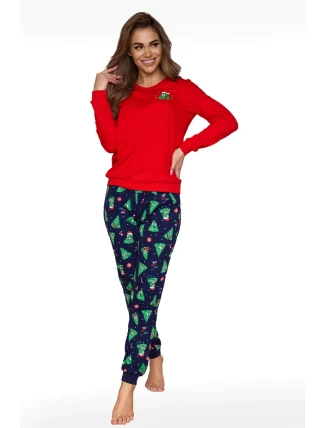 DÁMSKÉ PYŽAMO 671/419 VÁNOČNÍ STROMEČEK DÁMSKÉ PYŽAMO 671/419 VÁNOČNÍ STROMEČEK