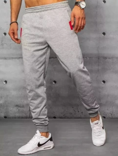 FashionStreet pánské světle šedé tepláky UX3206