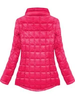 Šedo-amarantová oboustranná bunda pro přechodné období (7699)