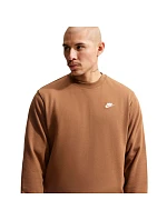 Pánská mikina Nike Club FT světle hnědá FN3888 270 Pánská mikina Nike Club FT světle hnědá FN3888 270
