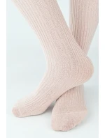 ŽEBROVANÉ KOSTKOVANÉ PUNČOCHÁČE RB011 6-11 LET