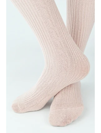 ŽEBROVANÉ KOSTKOVANÉ PUNČOCHÁČE RB011 6-11 LET