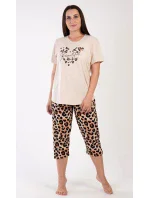 Dámské pyžamo kapri Beautiful Dámské pyžamo kapri Beautiful