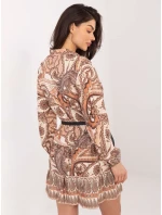 Šaty DHJ SK 15053.61 béžová Šaty DHJ SK 15053.61 béžová