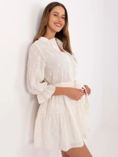 Šaty LK SK 510085.06 světle béžové