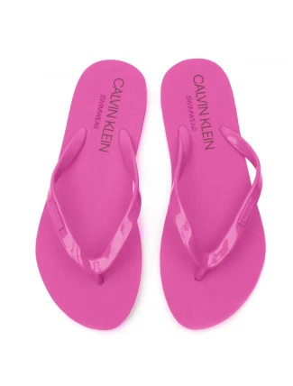 Pantofle KW0KW00395-VCN fialová - Calvin Klein Pantofle KW0KW00395-VCN fialová - Calvin Klein