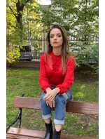 Dámská halenka Franceska red - ELDAR Dámská halenka Franceska red - ELDAR