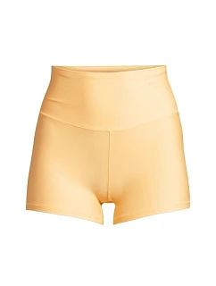 Dámské tréninkové legíny CASALL Ultra High Waist Hot Pant, žlutá barva