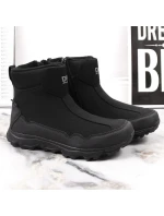 DK Jr DK58A nepromokavé zateplené sněhové boty černé