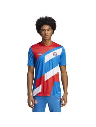 Pánské tričko FC Bayern Pre-Match JSY M HU1261 - Adidas Pánské tričko FC Bayern Pre-Match JSY M HU1261 - Adidas