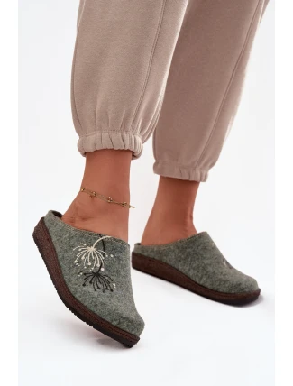 Dámská domácí obuv pantofle Inblu NL000011 zelené