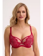 MĚKKÁ BALKONETOVÁ PODPRSENKA FRIDA ART. 1274 ČERVENÁ