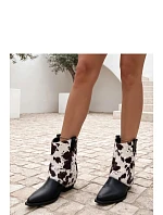 Dámské boty na podpatku na zip model 232165 Solea