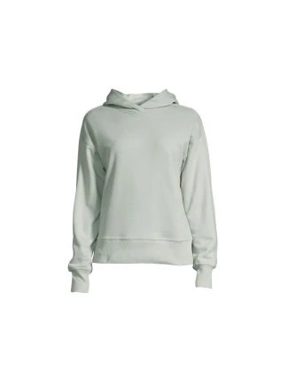 CASALL Froté mikina s kapucí Natural Dye Pistachio CASALL Froté mikina s kapucí Natural Dye Pistachio