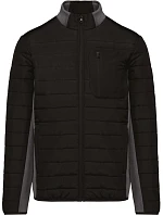 Kariban K 6171 Pánská hybridní bunda 20.6171 black/dark grey heather Kariban K 6171 Pánská hybridní bunda 20.6171 black/dark grey heather