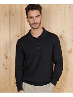 NEOBLU Stefan Pánský polo svetr 24.3986 deep black NEOBLU Stefan Pánský polo svetr 24.3986 deep black