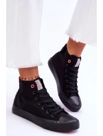 Dámské klasické vysoké tenisky Cross Jeans LL2R4088C černé Dámské klasické vysoké tenisky Cross Jeans LL2R4088C černé