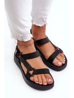 Vonné sandály na suchý zip ZAXY LL285062 Černé Vonné sandály na suchý zip ZAXY LL285062 Černé