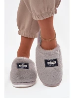 Domácí Obuv Dámské Plyšové Šedé Maelis