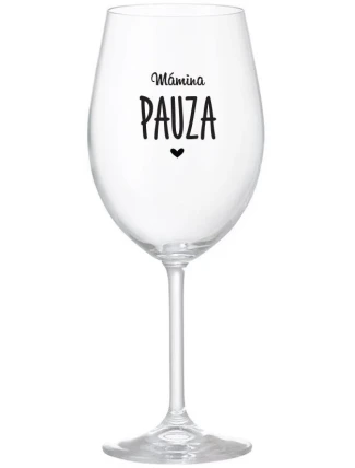 MÁMINA PAUZA - čirá sklenice na víno 350 ml MÁMINA PAUZA - čirá sklenice na víno 350 ml