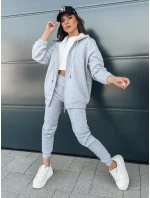 Dámská tepláková souprava AMILIA PREMIUM šedá FashionStreet AY0778 Dámská tepláková souprava AMILIA PREMIUM šedá FashionStreet AY0778