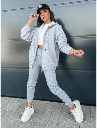 Dámská tepláková souprava AMILIA PREMIUM šedá FashionStreet AY0778