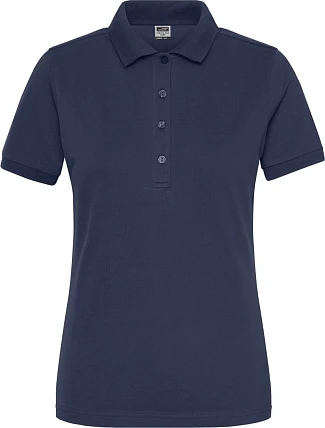 Daiber JN 1805 Dámské pracovní elastické bio polo - Solid 02.1805 navy