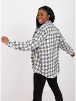 Košile EM KS U178.14 bílá šedá