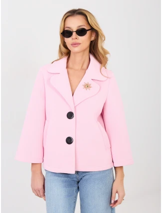 IT KR bunda FL8159 1.29 světle růžová