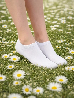 DÁMSKÉ PONOŽKY HLADKÉ BAMBUSOVÉ SE SILIKONEM 281028