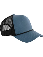 Beechfield B 633 5 panelová Trucker kšiltovka "Rope" 53.0633 slate blue/black
